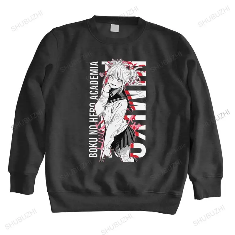 

Classic Himiko Toga Men hoodie Cotton sweatshirts Tops Japan Anime Manga My Hero Academia hoodies long sleeve autumn sweatshirt