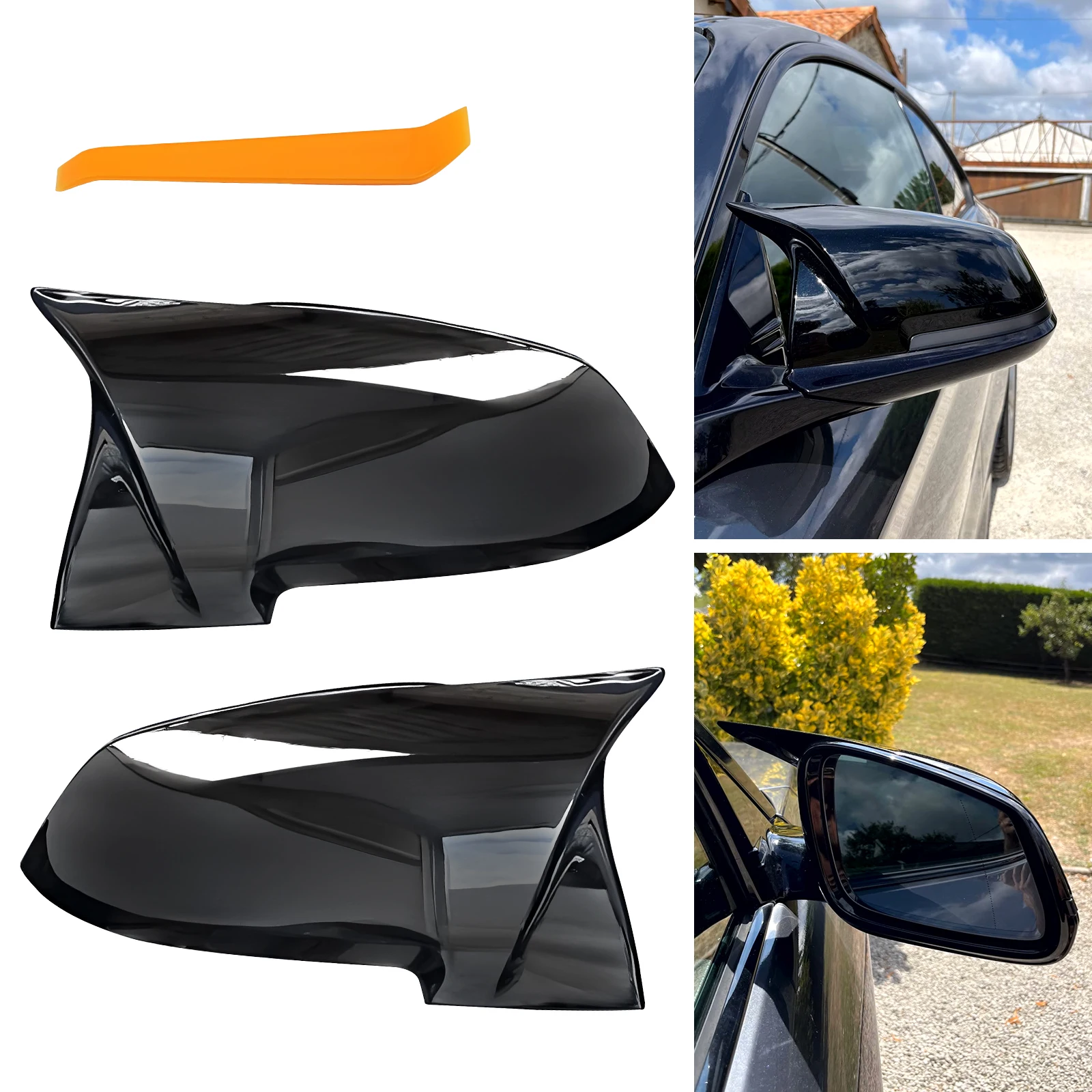 Для BMW F20 F21 F22 F23 F30 F32 F33 F36 F87 M2 X1 Крышка зеркала заднего вида на дверь внешнего