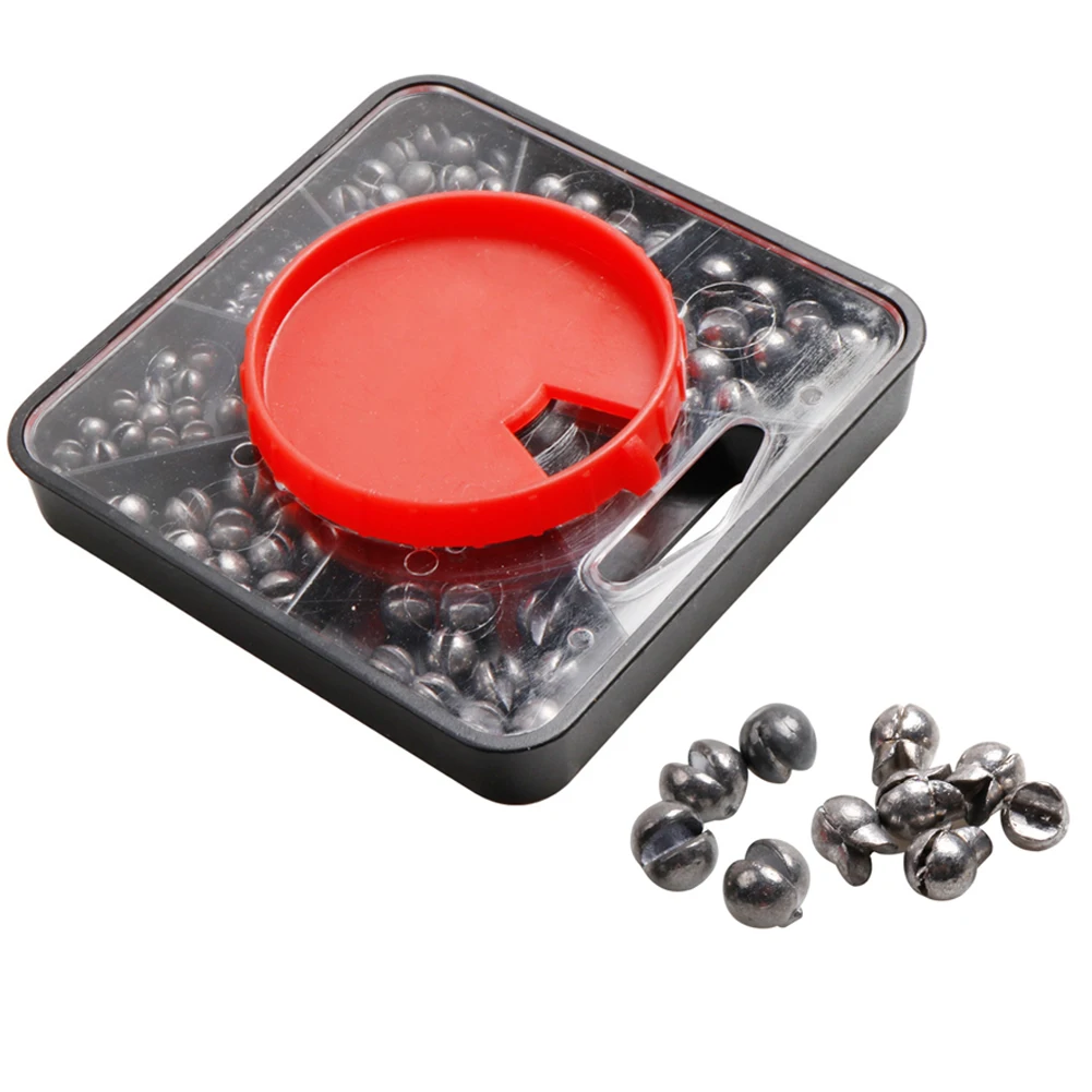 

100pcs Tungsten Sinkers 0.2-2g Fishing Weights Sinkers Bass Fishing Hook Connector Line Sinkers Tackle Accessories