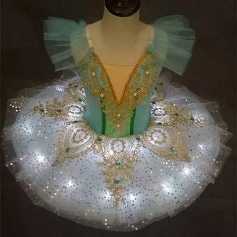 

Балетная пачка со светодиодной подсветкой, лампа-пачка в виде лебедя, балерины, блинчиков, для девочек, женщин, для взрослых, детей, детские танцевальные костюмы, светодиодная пачка