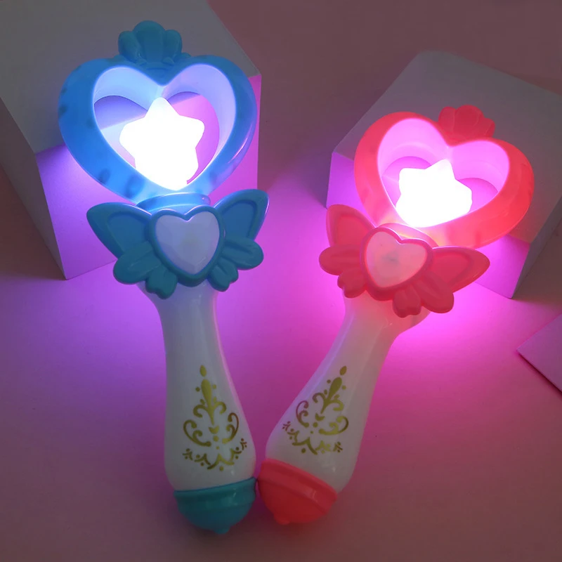 

Светящийся светодиодный ночсветильник 20 см, волшебная палочка, блестящая светящаяся палочка, креативные игрушки, подарки для детей, девочек
