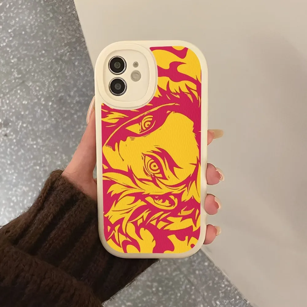 Demon Slayer Phone Case Hard Leather For IPhone 14 13 12 Mini 11 14 Pro Max Xs X Xr 7 8 Plus 6 6s
