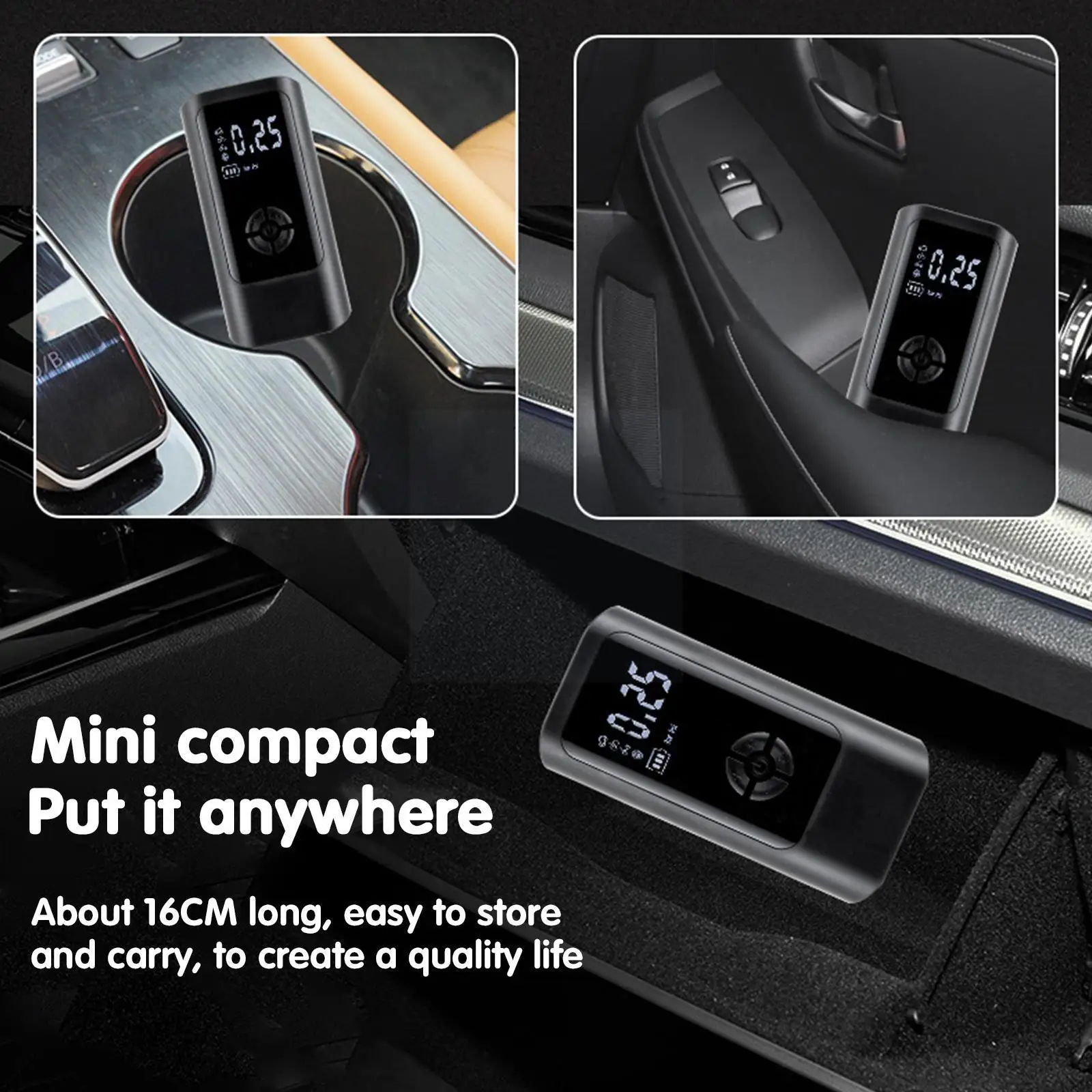 

Portable Intelligent Automatic Tire Inflator Digital Display Car Air Pump For Car Motorcycles Bicycles Sports Balls Basketb I7e8
