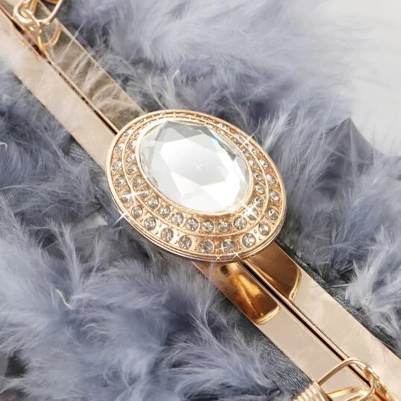 Свадебная сумка роскошные кошельки и сумочки с перьями для женщин вечерние