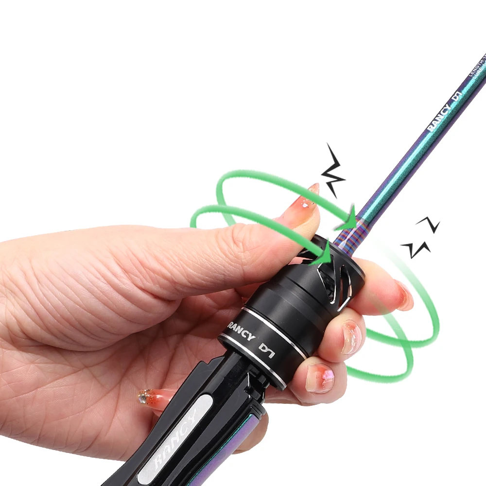 Карбоновая рыболовная удочка TAIGEK с деревянной ручкой твердая Удочка FUJI Guide UL