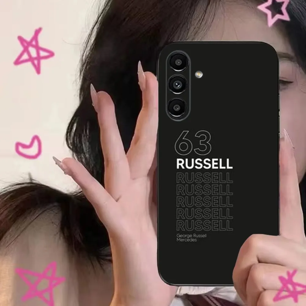 Чехол для телефона с номером F1 Formula 16 55 Samsung S24 S21 S22 S23 S30 Ultra S20 Plus Fe Lite Note 10 9 5G черный