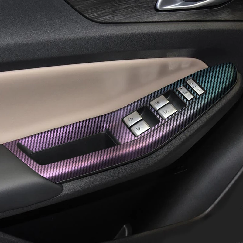 

4pcs for Changan Cs55plus 2022 Window Lifting Key Control Panel Decorative Sticker Film