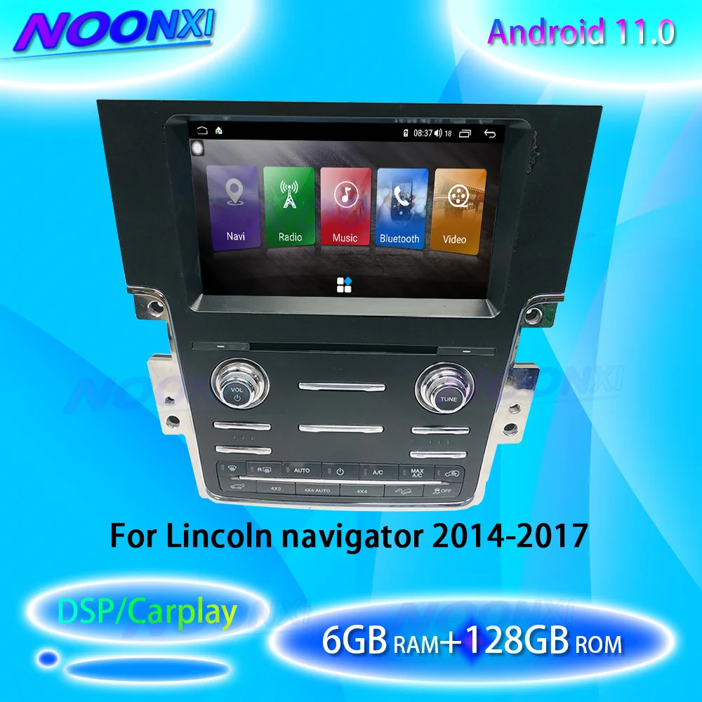 

For Lincoln Navigator 2014-2017Car Radio Phone Stereo Bluetooth Multimedia Player GPS DVD Carplay Coche IPS 2Din 8G+256G Android