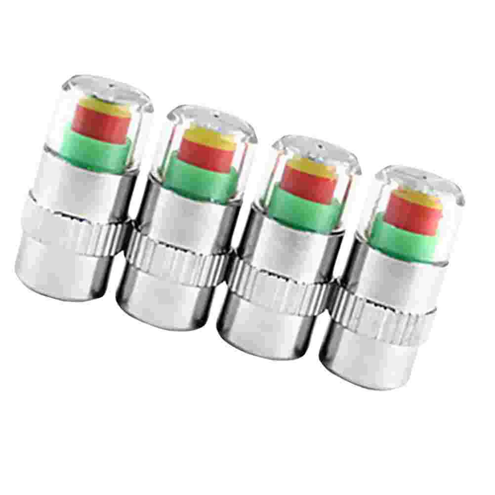 

4Pcs Vehicle Tire Pressure Warning Automobile Tire Monitoring Sensor Indicator