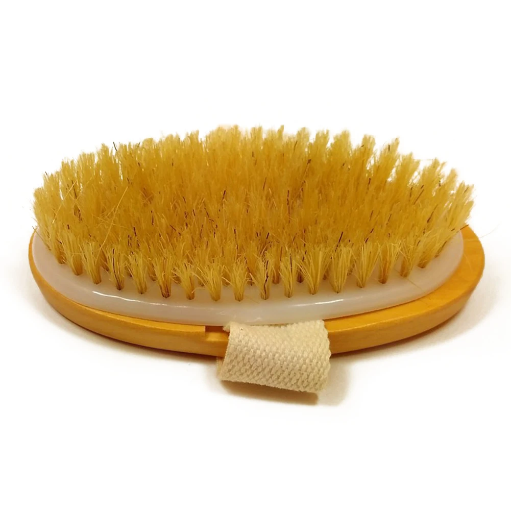

Remover Promote Skin Spa Exfoliator Massage Brush Dry Skin Body Massage Natural Bristle Travel Cellulite Treatment Body Brush