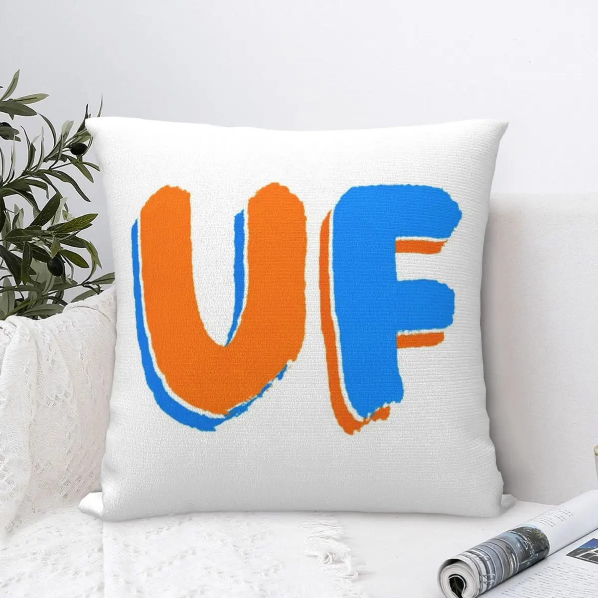 

Квадратная наволочка UF, наволочка для подушки, комфортная подушка, Полиэстеровая наволочка для домашней спальни, автомобиля
