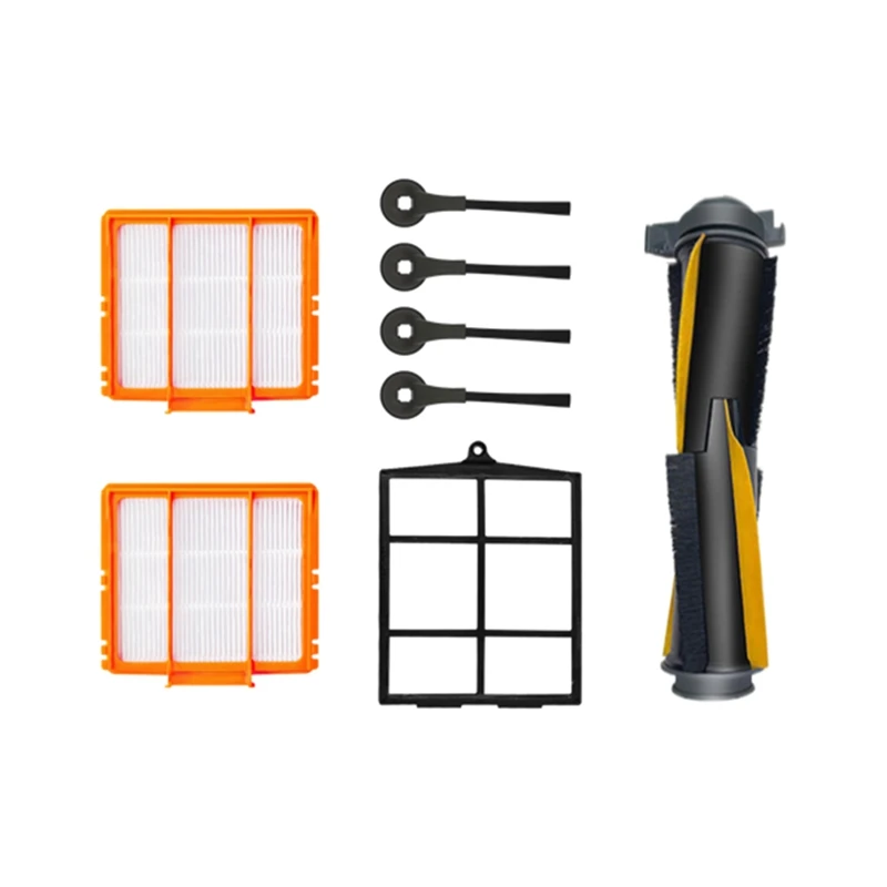 

Main Brush Side Brush Filter Vacuum Cleaner Robot Accessories Plastic As Shown For Shark AV2001WD RV2001WD RV2002WD