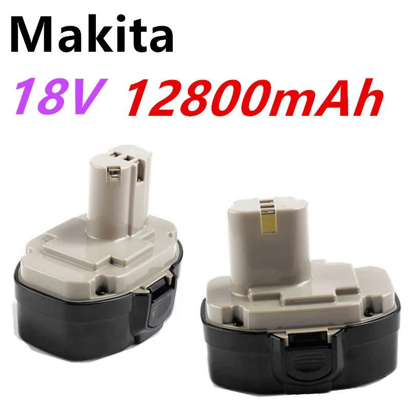 

2022 neue 18V 12800mAh Ni-Mh Ersatz Batterie für Makita 1822 1823 1834 1835 192827-3 192829-9 193159-1 193140-2 193102