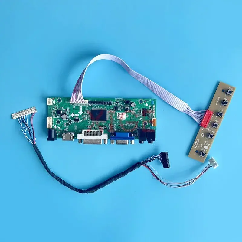 

Screen Controller Driver Board Fit CLAA102NA0ACW CLAA102NA2CCN LCD Matrix 1024*600 LVDS 30-Pin DVI VGA HDMI-Compatible Kit 10.2"