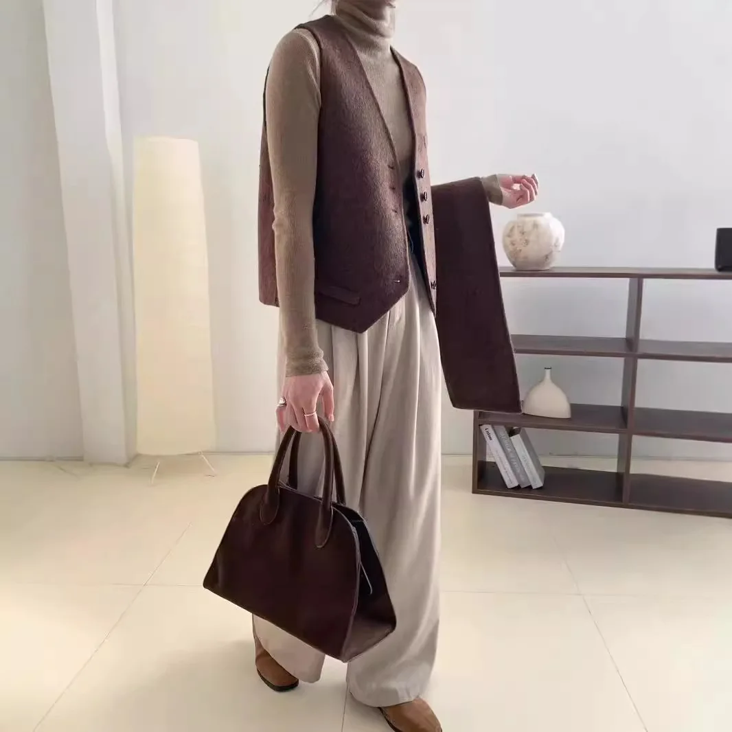 Осень/зима 2023 новое двустороннее кашемировое пальто из флиса яка высокого