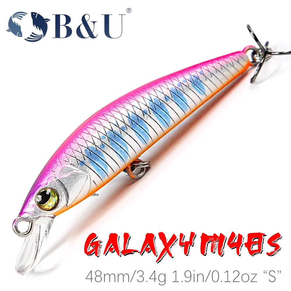 

B&U 5g 8g Sinking Minnow fishing lure Artificiali Hard Bait for freshwater crankbait Wobblers for River Trout Area Perch bass