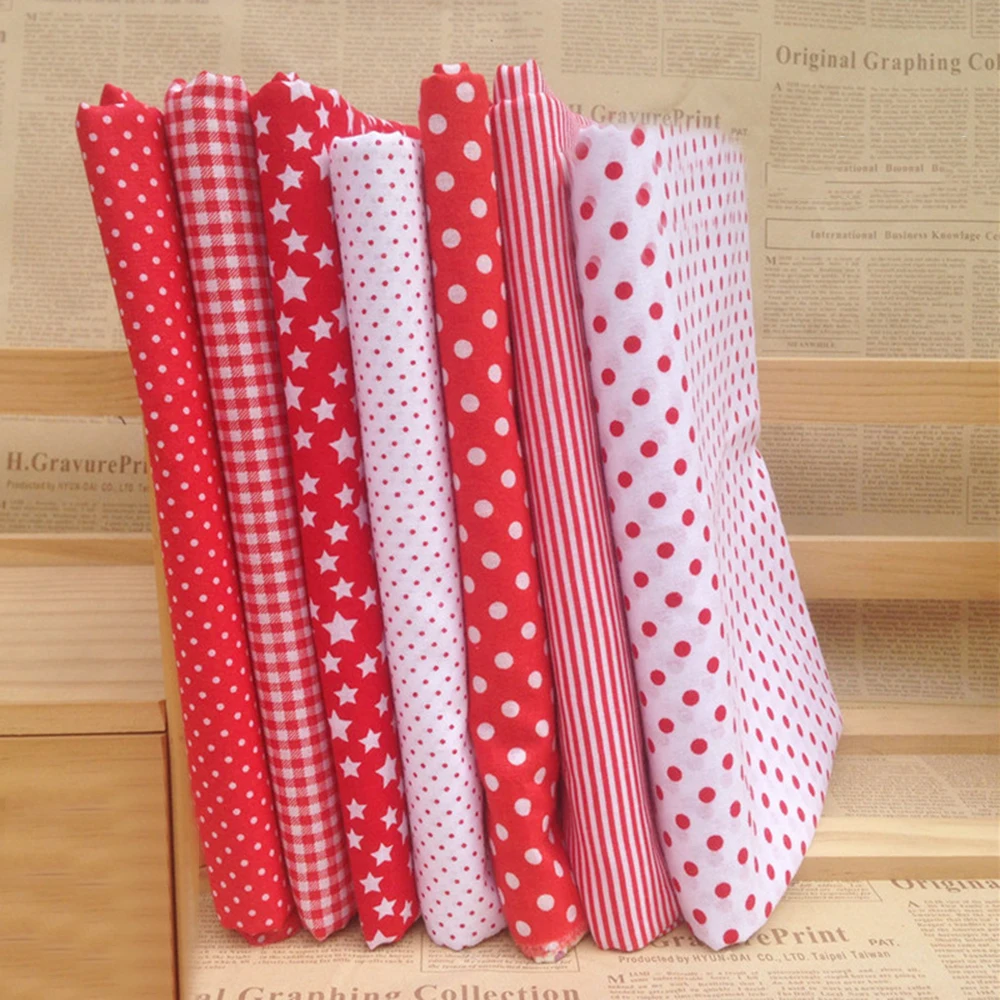 Комплект из 7-х предметов хлопчатобумажной ткани предварительно вырезанный в