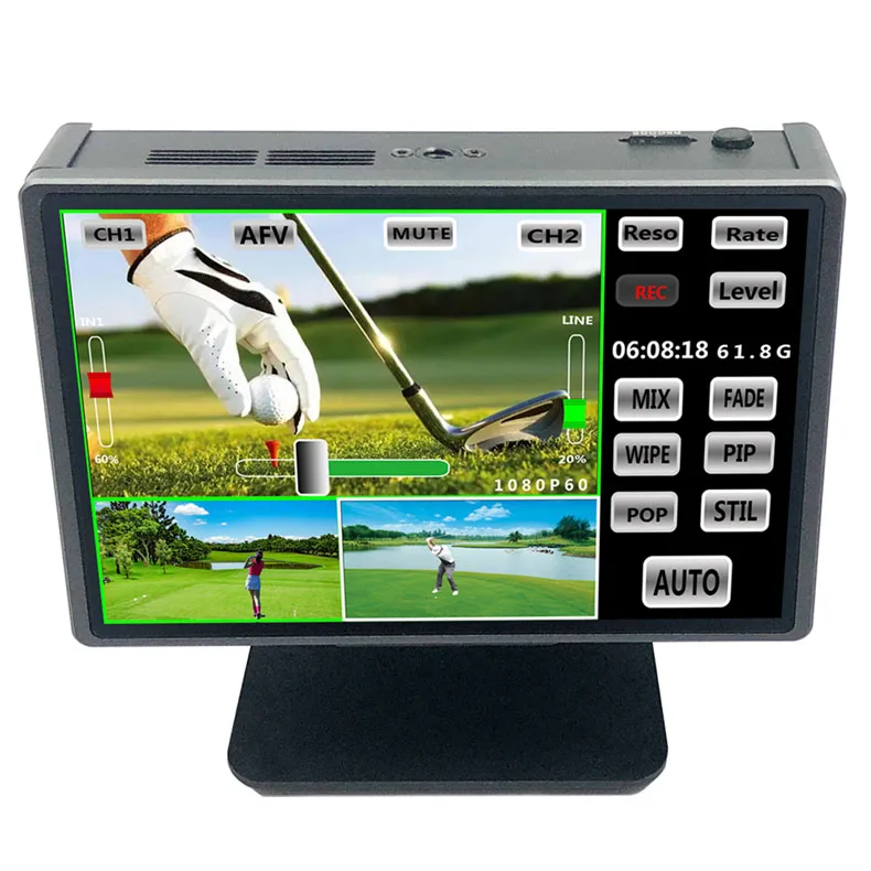 

DeviceWell HDS8325 5" Screen PIP 2-CH Live Production HD Video Switcher