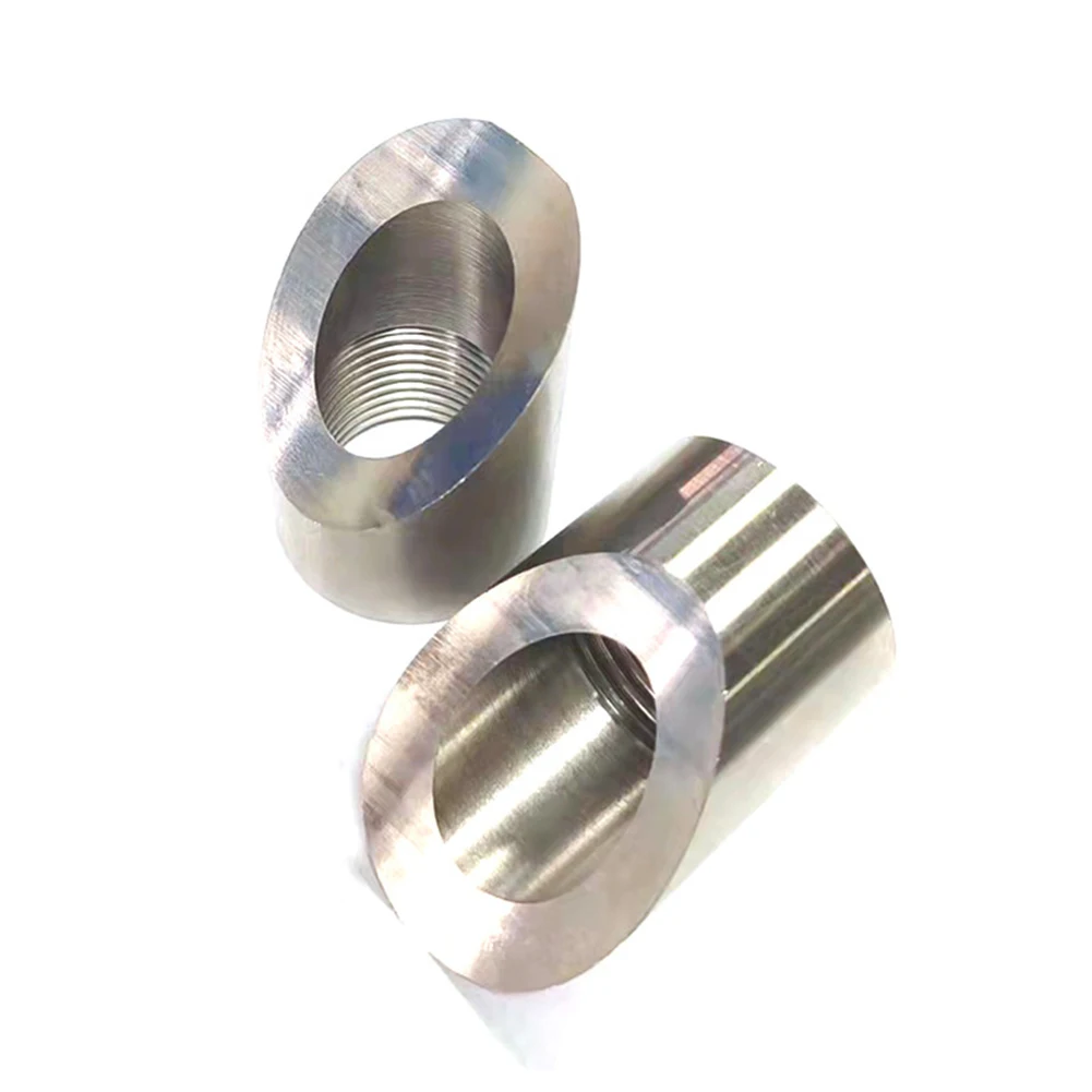 

1x Universal Pre-curved 45 Degree Cut Weld O2 Oxygen Sensor Bung 18mm X 1.5 M 18 X 1.5 Sensor Weld Bung Nut