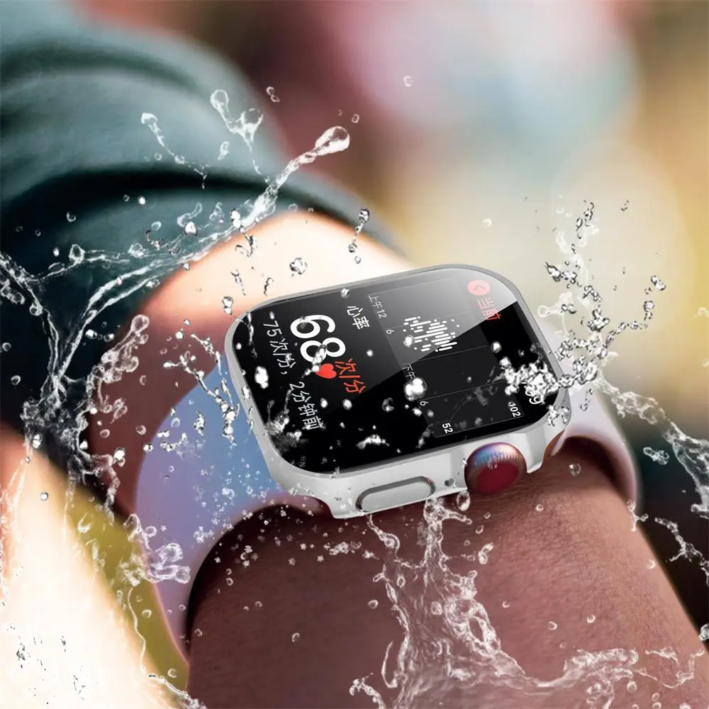 Водонепроницаемый чехол для Apple Watch series 7 8 45 мм 41 мм, аксессуары для iWatch 4 5 SE 6 44 мм 40 мм (art.: 3920bf123aada) - 3920bf123aada