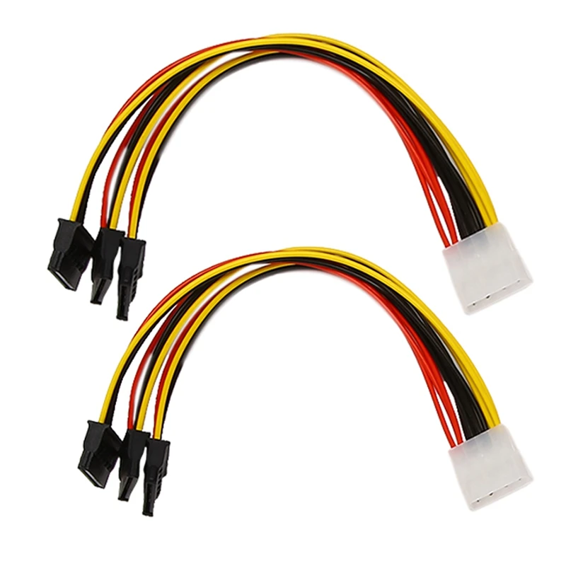 Разветвитель питания 4-контактный IDE Molex на 3 серии ATA SATA 5 шт