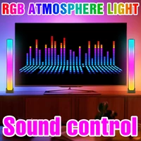led music sound control light bedroom night lamp rgb neon light for room decor pickup voice activated rhythm lamp led nightlight