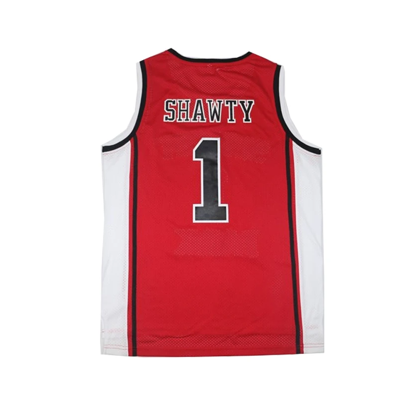 Bg Basketball Jerseys Sunset Park 1 Shorty Jersey Sewing Embroidery Outdoor Sports Hip Hop High-quality Red 2023 New
