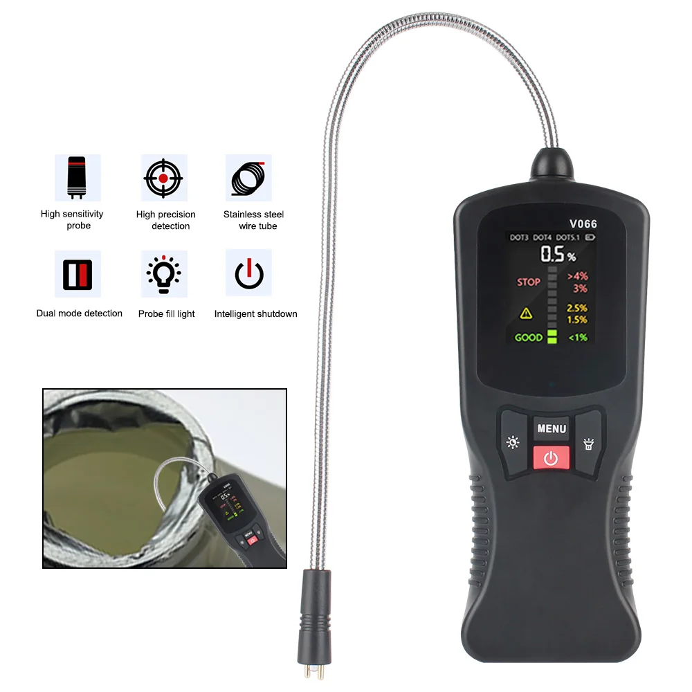 Датчик жидкости DOT3 DOT4 DOT5.1 высокоточный цифровой портативный тестер масла со