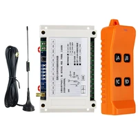 ndustrial sector dc 12v 24v 36v 48v 4ch 10a rf wireless remote control switch system with 300m 2000m distance 868mhz transmitter