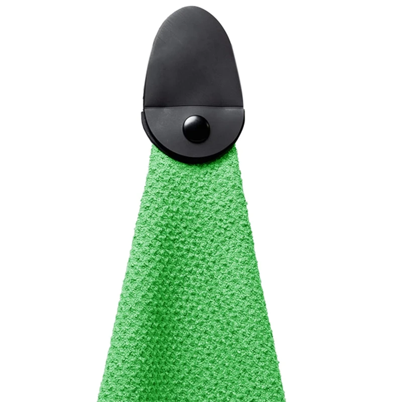 

Top!-Magnetic Towel, Tier Microfiber Golf Towel with Deep Pockets Magnet for Strong Hold to Golf Carts or Clubs
