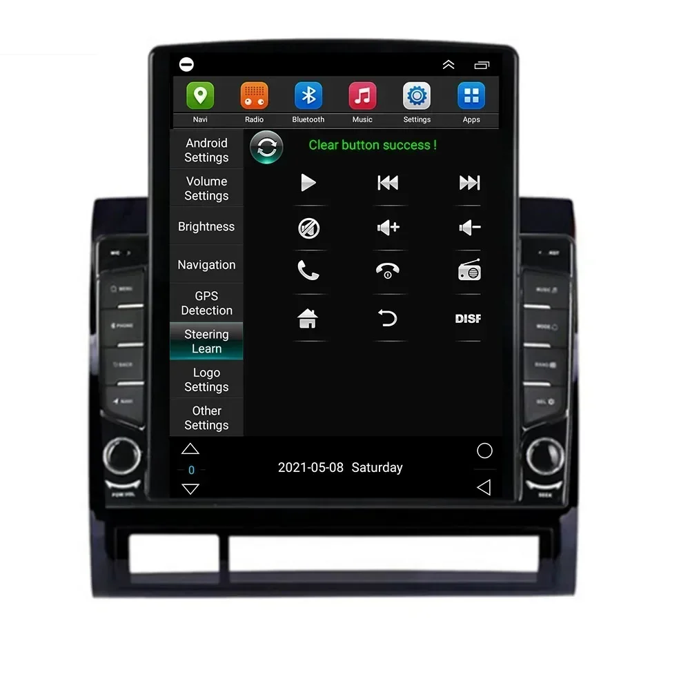 Автомобильный радиоприемник Tesla Style 2 Din Android 13 для TOYOTA Tacoma 2005-08 2009 мультимедийный