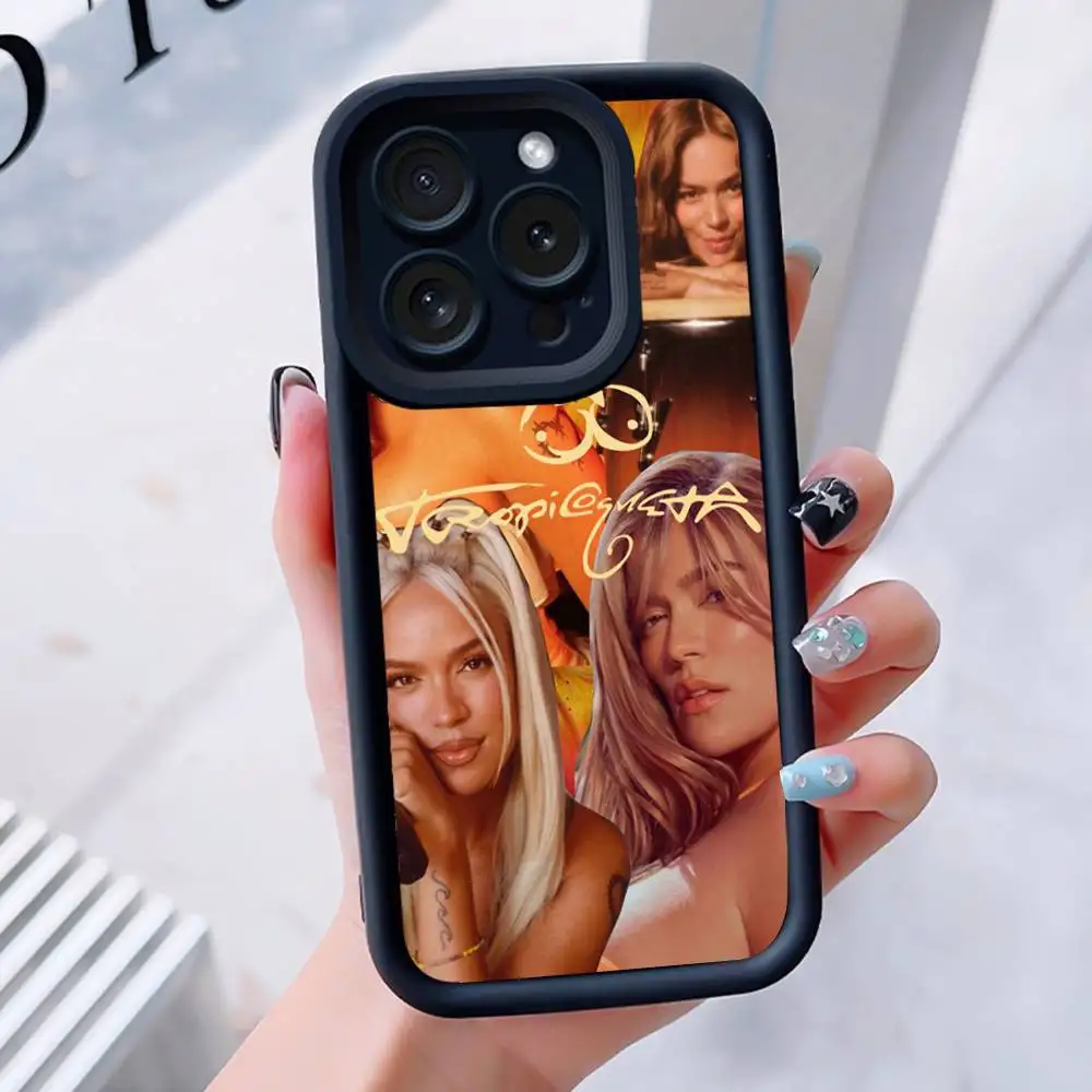Фото Чехол для телефона K-karol G Tropicoqueta для iPhone 17, 16, 15, 14, 13, 12, 11 Pro Plus Max, мягкий защитный чехол из ТПУ с лестницей, мягкий чехол №3