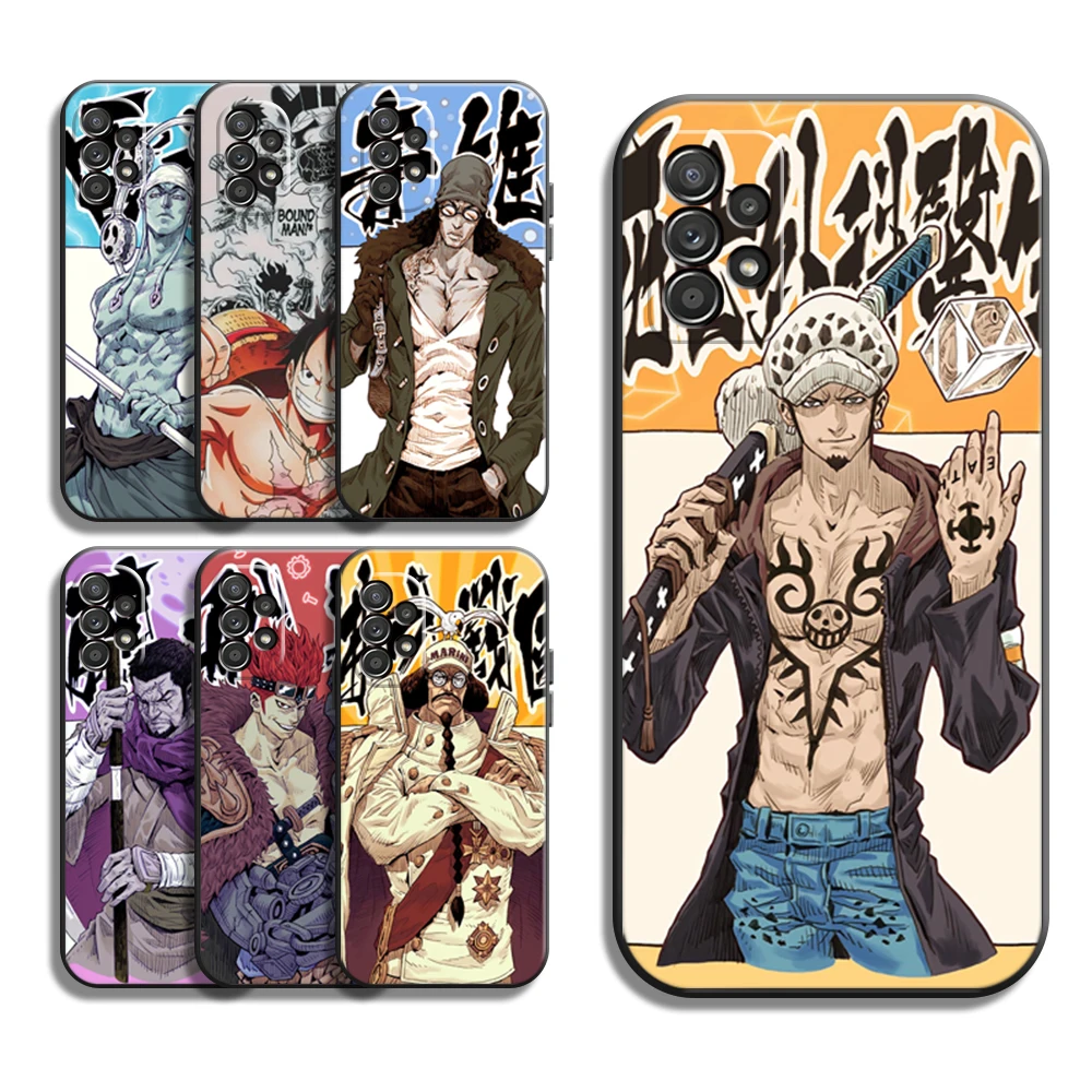 

ONE PIECE Cartoon Phone Cases For Samsung A21S A31 A72 A52 A71 A51 5G A42 5G A20 A21 A22 4G A22 5G A20 A32 5G A11 Back Cover