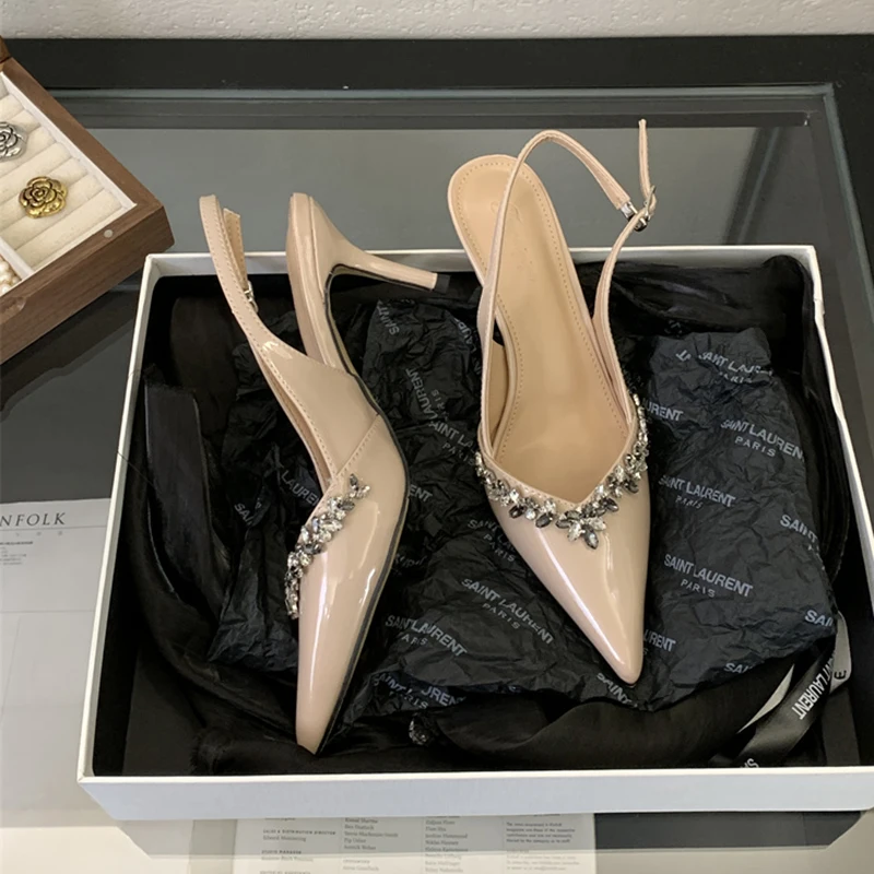 ZOOKERLIN/2025 летние новые женские туфли-лодочки на высоком каблуке пикантные