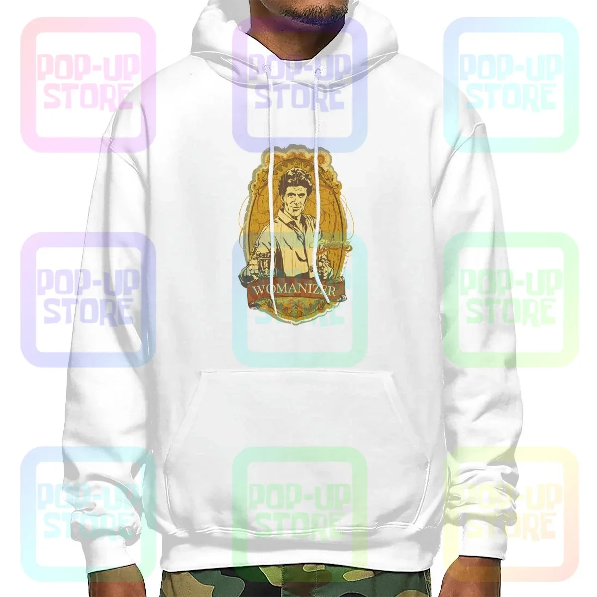 Женская толстовка с капюшоном серая