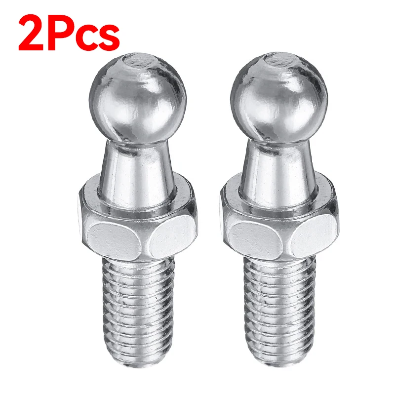 

2 шт. универсальные шариковые болты-гвоздики колесные Резьбовые болты Сварка 10 мм M8 шарнирный анкерный болт капота крепежные болты гайки и болты