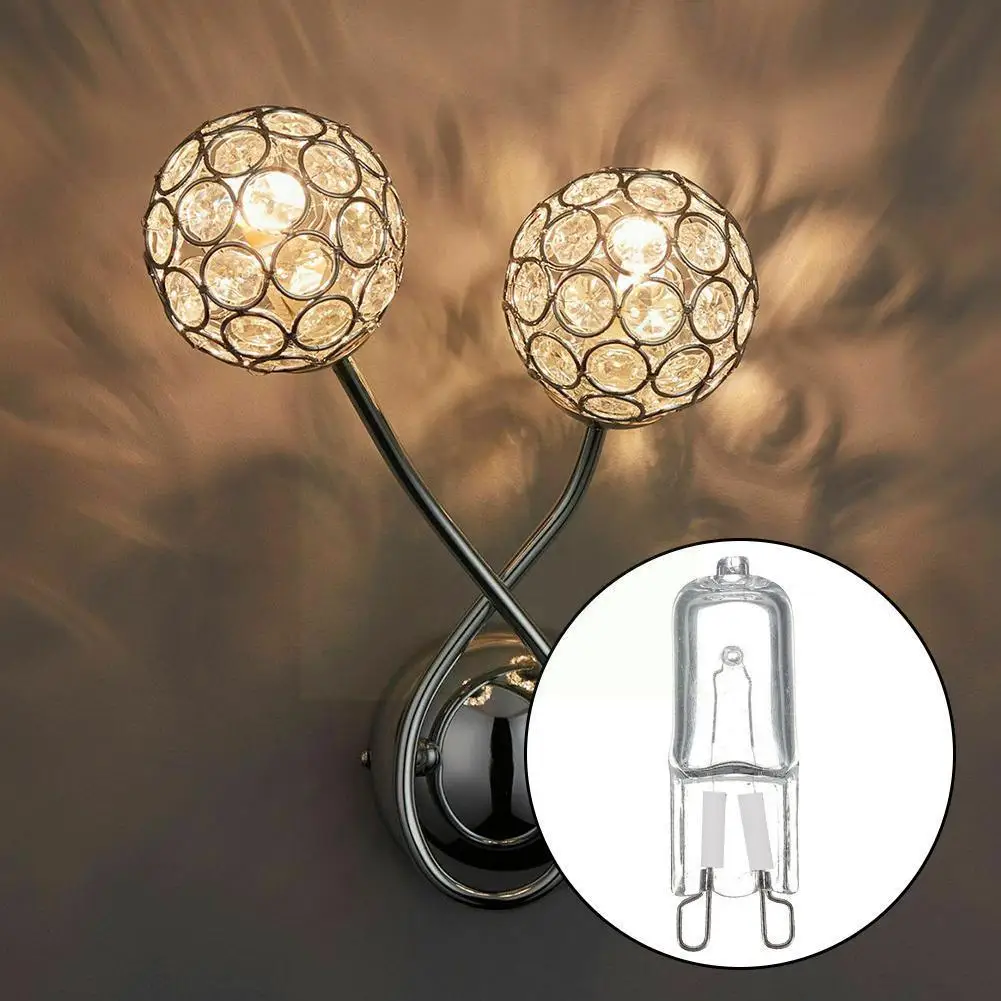 

Ultra Bright G9 220V 25 40 60W Type Halogen Lamp Bulb Beads Light Lamp Bulb Crystal Halogen Inserted V9I3