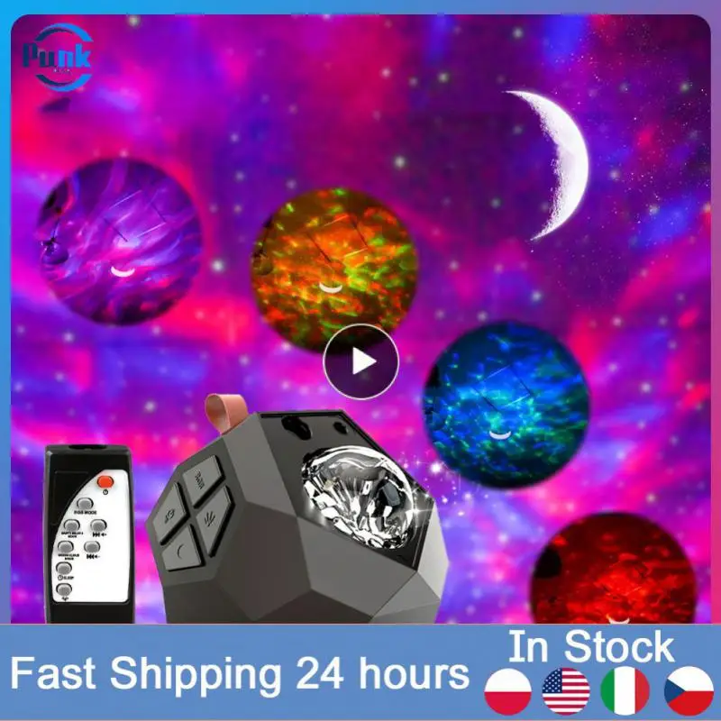 

360 Aurora Atmosphere Night Light Full Sky Star Projection Light Projection Music Laser Space Galaxy Projector Uick Switching
