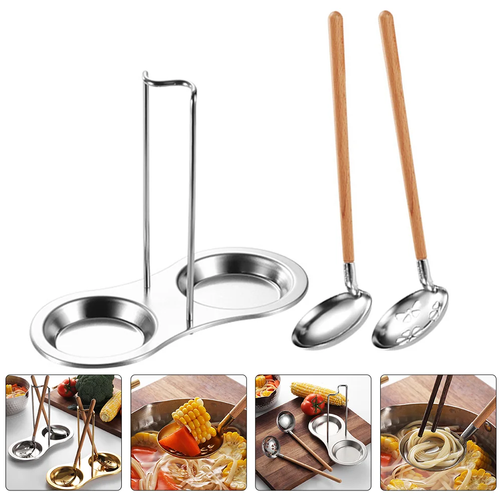 

Spoon Rest Ladle Holder Stainless Soup Steel Uprightcountertop Standing