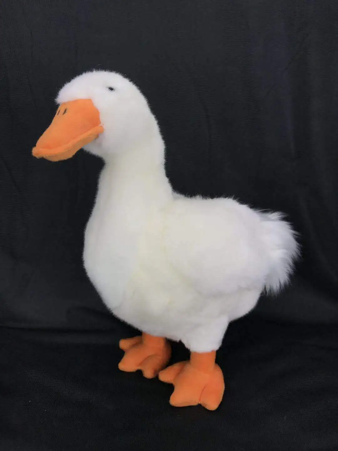 

lovely plush duck toy stuffed real life white duck doll gift about 33cm