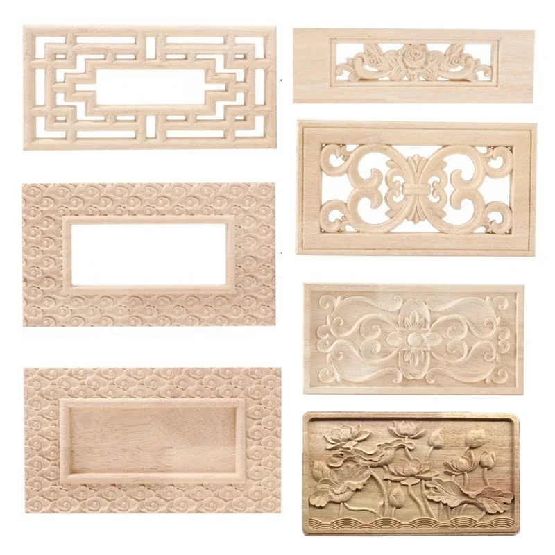 Деревянная резьба цветок из цельного дерева в китайском стиле