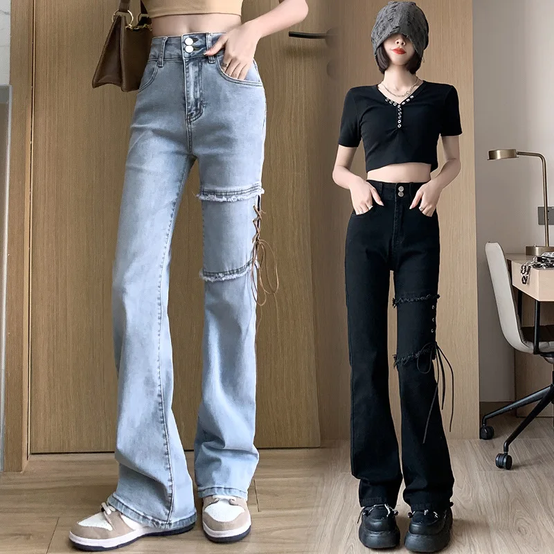 

vintage women fashion high waist Women's Wide leg jeans baggy woman denim high waist cargo Pants jean mom jeans trousers