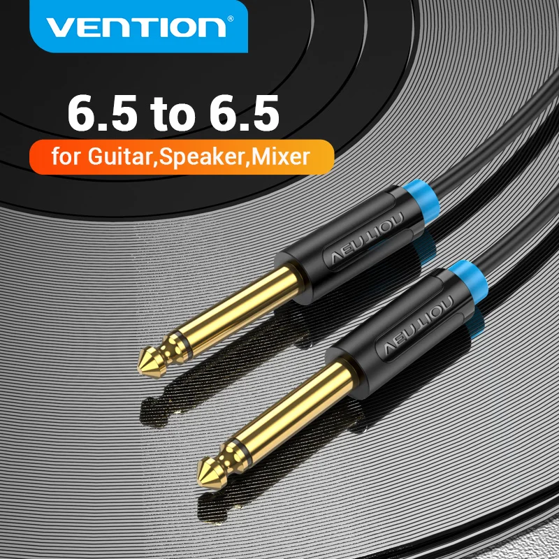 

Vention Aux Guitar Cable Jack 6.5 mm to 6.5 mm Audio Cable for Guitar Mixer Speaker Stereo Jack 6.35mm Aux Cable 1m 3m 5m 10m