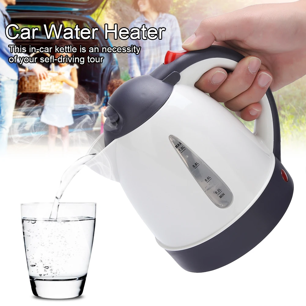 

Portable 1000ml 12V Travel Car Truck Kettle Water Heater Bottle for Tea Coffee Making Bouilloire Electrique