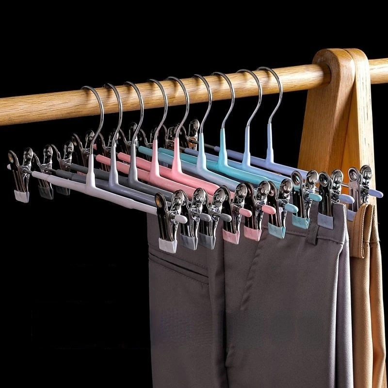 

5/10 шт., Нескользящие вешалки для одежды, из нержавеющей стали