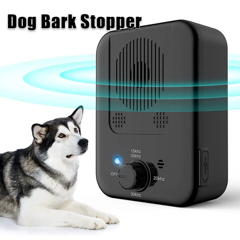 

Ultrasonic Dog Repeller Anti Barking Device Dog Barking Control Devices Stop Barking Dog Devices Outdoor Bark Deterrent Silencer