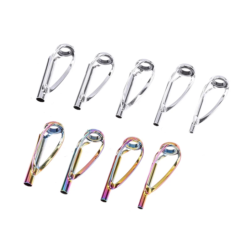 Верхние направляющие для удочки Free of Tangle Top Tips Repair Kit DIY Rod Building Eye Rings Guias de pesca