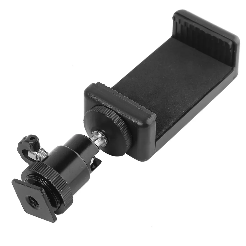 

New Camera Tripod Mount Camera Ball Head 360 Rotation Universal Mobile Phone Bracket Holder Aluminum for Monopod DSLR Camera