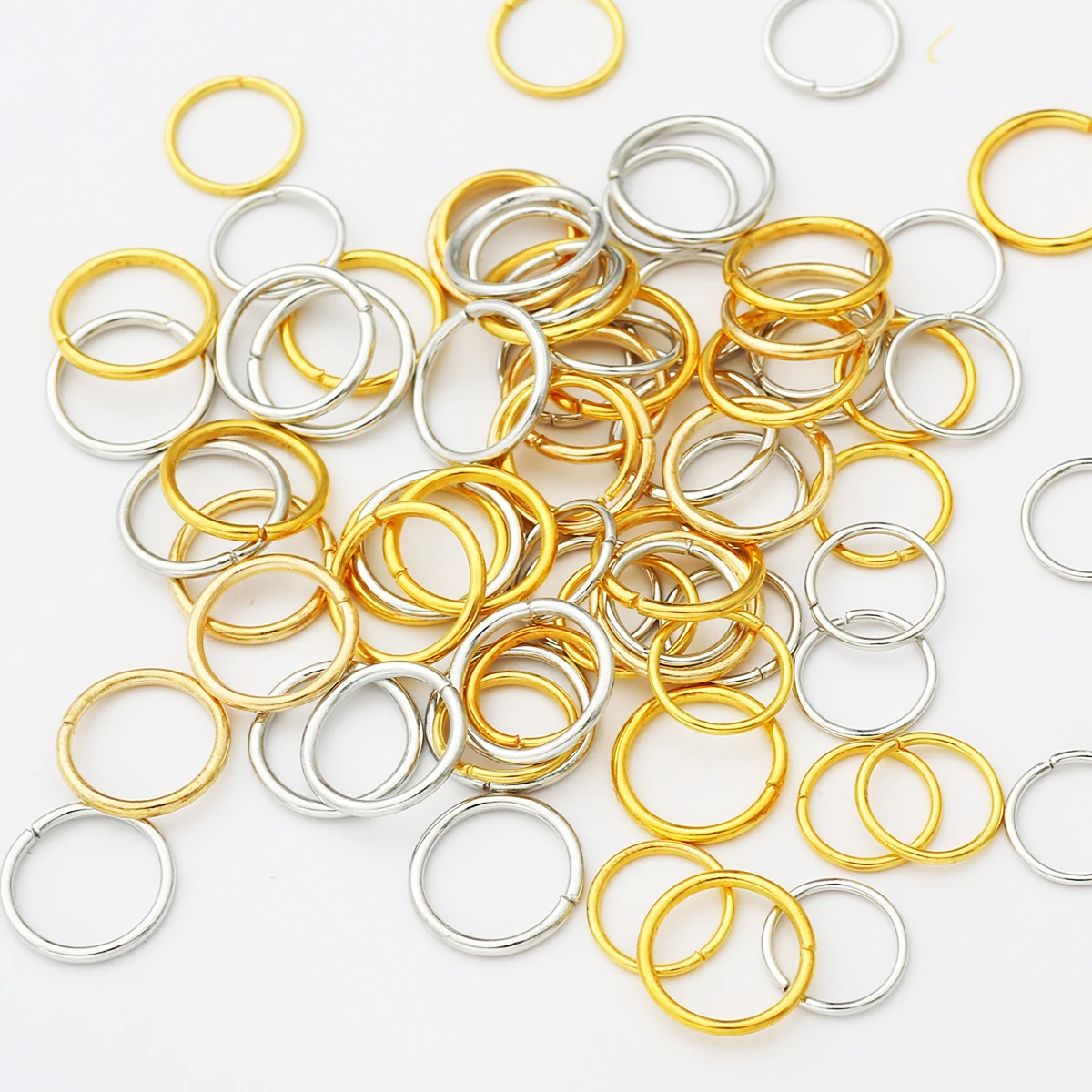 

Набор металлических колец для изготовления ювелирных изделий «сделай сам», раздельные соединители для цепочек, разные кольца, 60 шт./лот