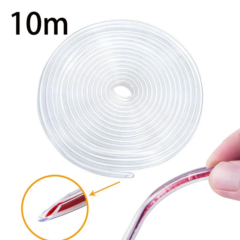 Автомобильная U-образная защита дверей автомобиля, прозрачная защита края, накладка, Стайлинг, молдинг, резиновая защита от царапин, универсальная дверь автомобиля